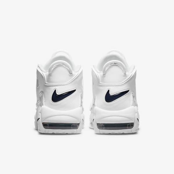 Αθλητικά Παπούτσια Nike Air More Uptempo 96 ανδρικα ασπρα σκουρο μπλε | NK408OLD