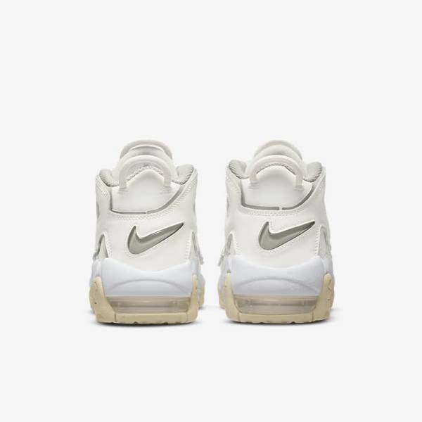 Αθλητικά Παπούτσια Nike Air More Uptempo Older παιδικα ασπρα καφε ανοιχτο | NK561UDT