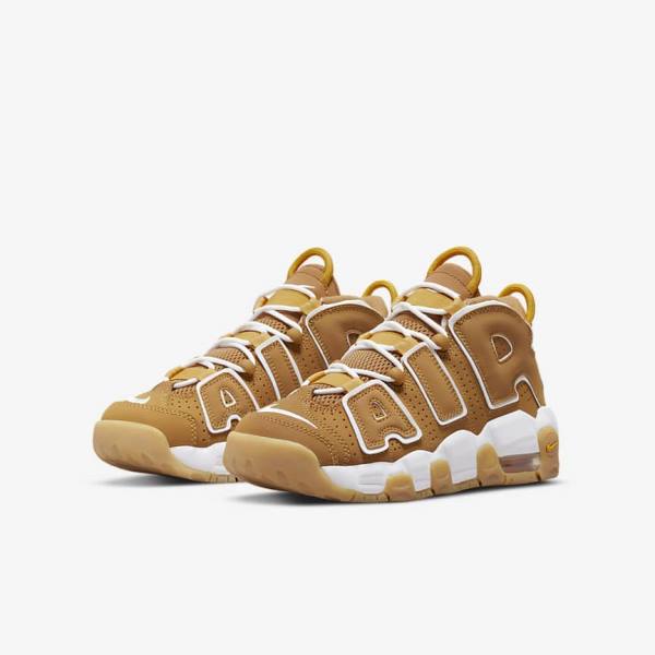 Αθλητικά Παπούτσια Nike Air More Uptempo Older παιδικα καφε ανοιχτο καφε ασπρα | NK801GJO