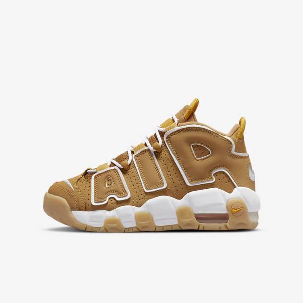 Αθλητικά Παπούτσια Nike Air More Uptempo Older παιδικα καφε ανοιχτο καφε ασπρα | NK801GJO