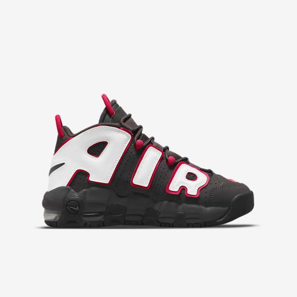 Αθλητικά Παπούτσια Nike Air More Uptempo Older παιδικα γκρι μαυρα κοκκινα ασπρα | NK914NGD