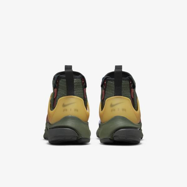 Αθλητικά Παπούτσια Nike Air Presto Mid Utility ανδρικα σκούρο γκρι πρασινο μαυρα | NK672YMV