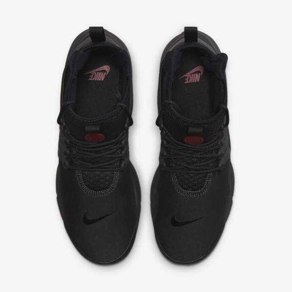 Αθλητικά Παπούτσια Nike Air Presto Mid Utility ανδρικα μαυρα σκούρο γκρι μπλε κοκκινα | NK753LWV