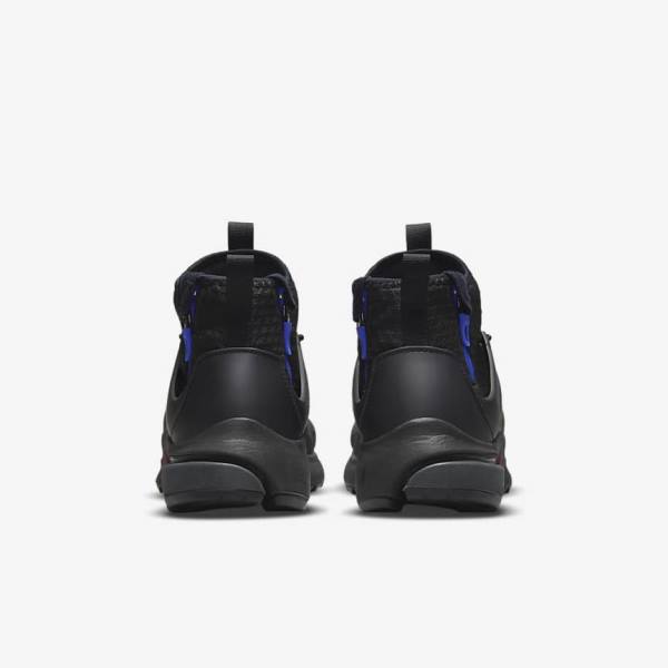 Αθλητικά Παπούτσια Nike Air Presto Mid Utility ανδρικα μαυρα σκούρο γκρι μπλε κοκκινα | NK753LWV