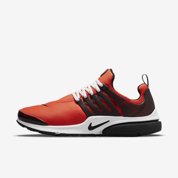 Αθλητικά Παπούτσια Nike Air Presto ανδρικα πορτοκαλι ασπρα μαυρα | NK356YPN