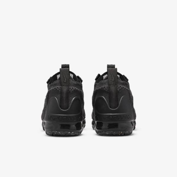 Αθλητικά Παπούτσια Nike Air VaporMax 2021 FK Older παιδικα μαυρα σκούρο γκρι | NK752OLV