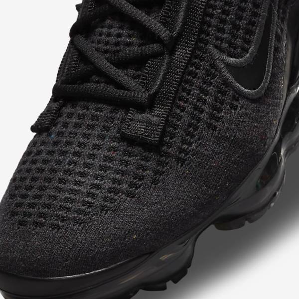 Αθλητικά Παπούτσια Nike Air VaporMax 2021 FK Older παιδικα μαυρα σκούρο γκρι | NK752OLV