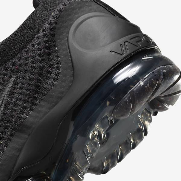 Αθλητικά Παπούτσια Nike Air VaporMax 2021 FK Older παιδικα μαυρα σκούρο γκρι | NK752OLV