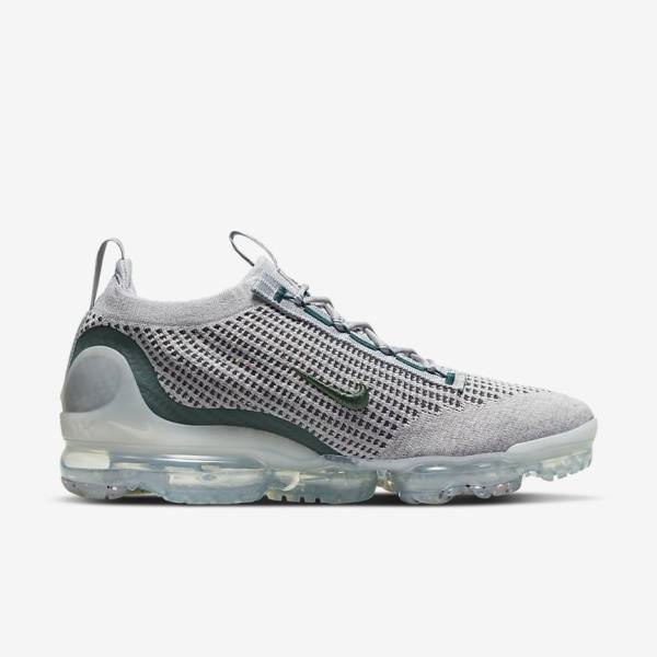 Αθλητικά Παπούτσια Nike Air VaporMax 2021 FK SE ανδρικα ανοιχτο Μπεζ μεταλλικός ασημι σκούρο τυρκουάζ | NK795ART