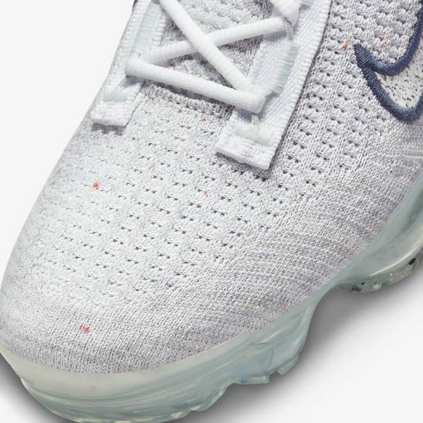 Αθλητικά Παπούτσια Nike Air VaporMax 2021 Flyknit γυναικεια σκουρο μπλε ασπρα | NK964KLF