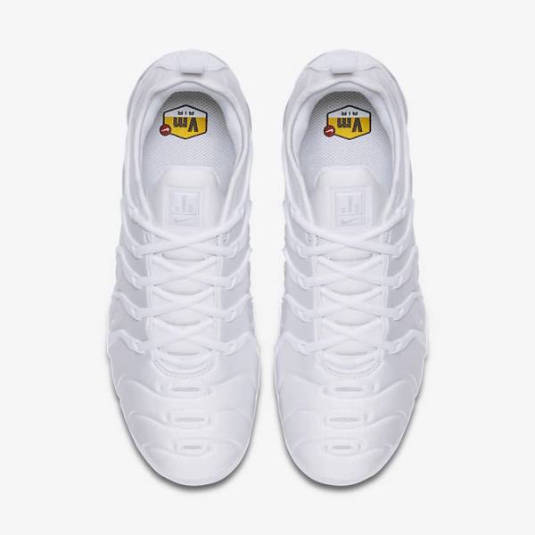 Αθλητικά Παπούτσια Nike Air VaporMax Plus ανδρικα ασπρα Πλατίνα ασπρα | NK159ZAD