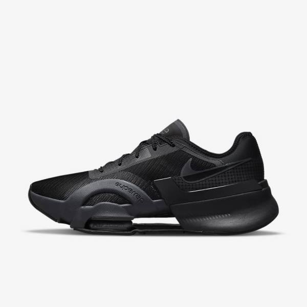 Αθλητικά Παπούτσια Nike Air Zoom SuperRep 3 HIIT Class ανδρικα μαυρα σκούρο γκρι | NK854JKG