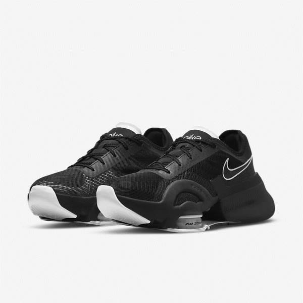 Αθλητικά Παπούτσια Nike Air Zoom SuperRep 3 HIIT Class γυναικεια μαυρα σκούρο γκρι ασπρα | NK937HTX