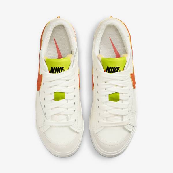 Αθλητικά Παπούτσια Nike Blazer Low 77 Jumbo γυναικεια πρασινο πορτοκαλι | NK436GSQ