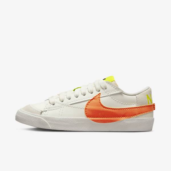 Αθλητικά Παπούτσια Nike Blazer Low 77 Jumbo γυναικεια πρασινο πορτοκαλι | NK436GSQ