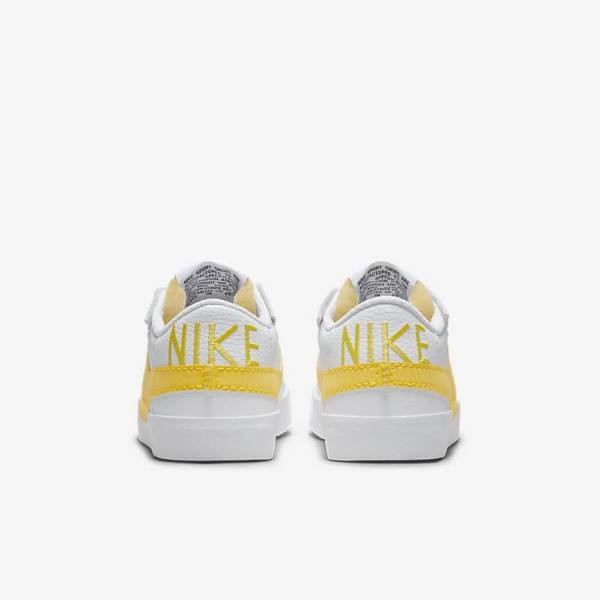 Αθλητικά Παπούτσια Nike Blazer Low Jumbo ανδρικα ασπρα μαυρα πορτοκαλι | NK512RND