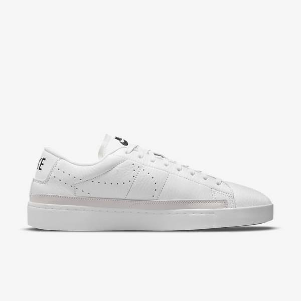 Αθλητικά Παπούτσια Nike Blazer Low X ανδρικα ασπρα ανοιχτο καφε μαυρα | NK374BDL