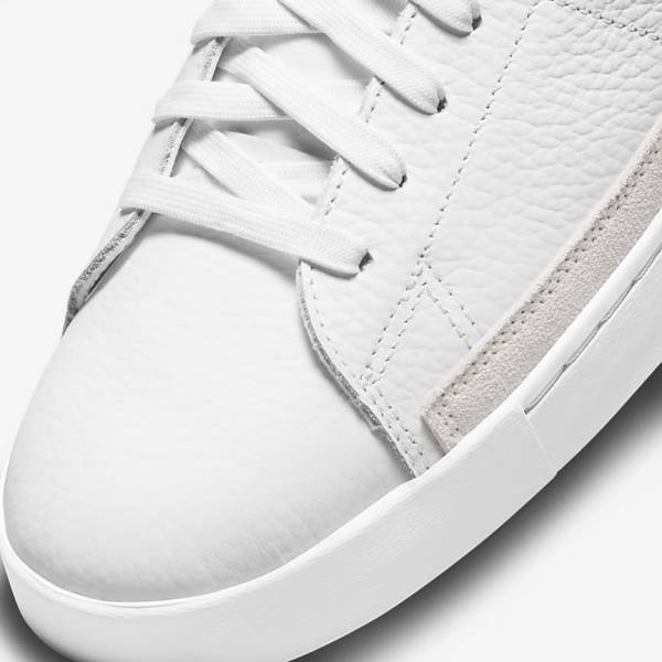 Αθλητικά Παπούτσια Nike Blazer Low X ανδρικα ασπρα ανοιχτο μπλε ασπρα | NK687MDK