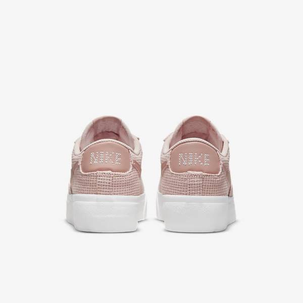 Αθλητικά Παπούτσια Nike Blazer Low flatforms γυναικεια ροζ ασπρα ροζ ροζ | NK038JMQ