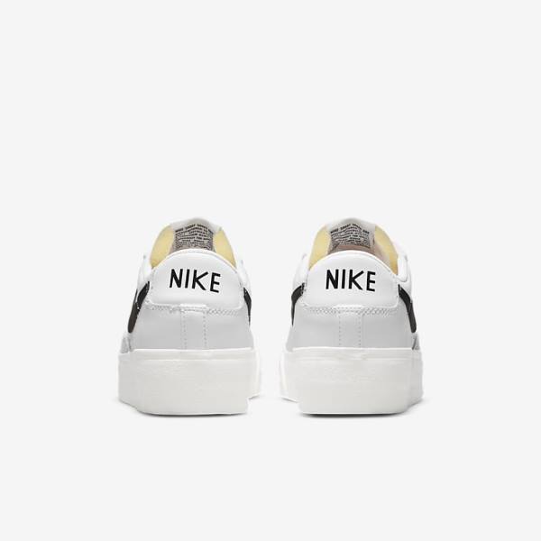 Αθλητικά Παπούτσια Nike Blazer Low flatforms γυναικεια ασπρα | NK420XAI