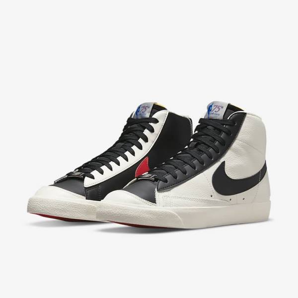 Αθλητικά Παπούτσια Nike Blazer Mid 77 EMB ανδρικα κοκκινα μαυρα | NK374NSU