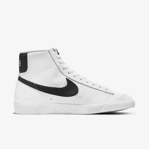 Αθλητικά Παπούτσια Nike Blazer Mid 77 Next Nature γυναικεια ασπρα μαυρα | NK768DSF