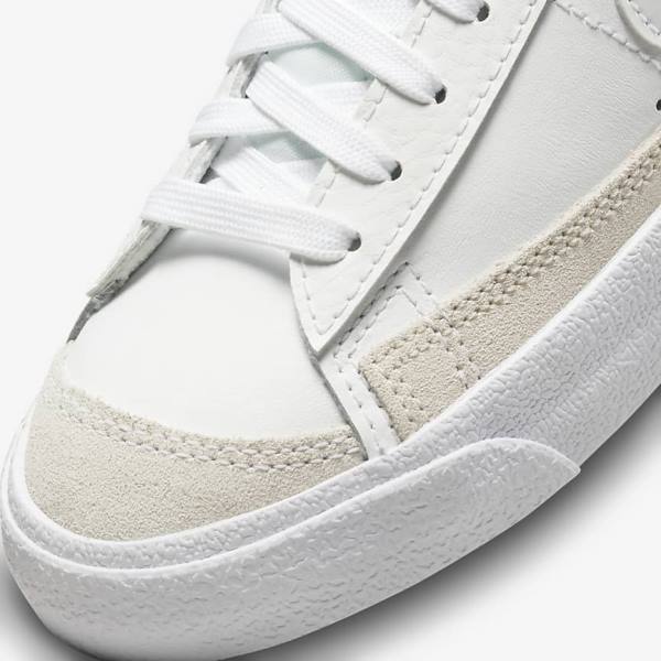 Αθλητικά Παπούτσια Nike Blazer Mid 77 Older παιδικα ασπρα ανοιχτο καφε ασπρα | NK253BVM