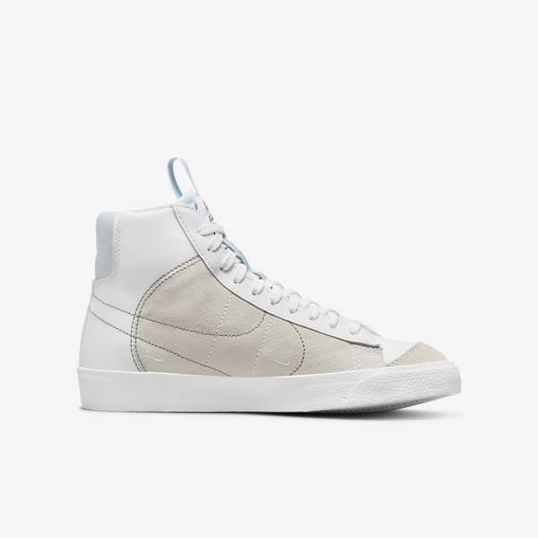 Αθλητικά Παπούτσια Nike Blazer Mid 77 SE Dance Older παιδικα ασπρα μπλε γκρι | NK485JHU