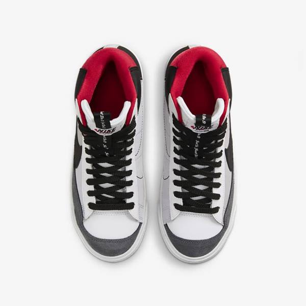 Αθλητικά Παπούτσια Nike Blazer Mid 77 SE Dance Older παιδικα ασπρα κοκκινα ανοιχτο γκρι μαυρα | NK723EWG