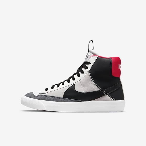 Αθλητικά Παπούτσια Nike Blazer Mid 77 SE Dance Older παιδικα ασπρα κοκκινα ανοιχτο γκρι μαυρα | NK723EWG