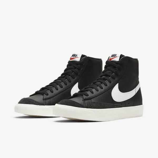 Αθλητικά Παπούτσια Nike Blazer Mid 77 Vintage ανδρικα μαυρα | NK526UKA