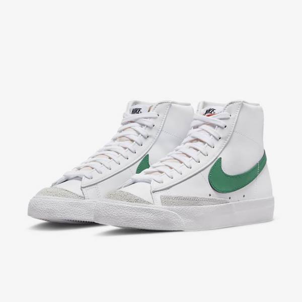 Αθλητικά Παπούτσια Nike Blazer Mid 77 Vintage γυναικεια ασπρα κοραλι | NK781WHX