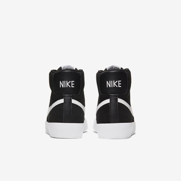 Αθλητικά Παπούτσια Nike Blazer Mid 77 σουετ Older παιδικα μαυρα πορτοκαλι ασπρα | NK615XMO