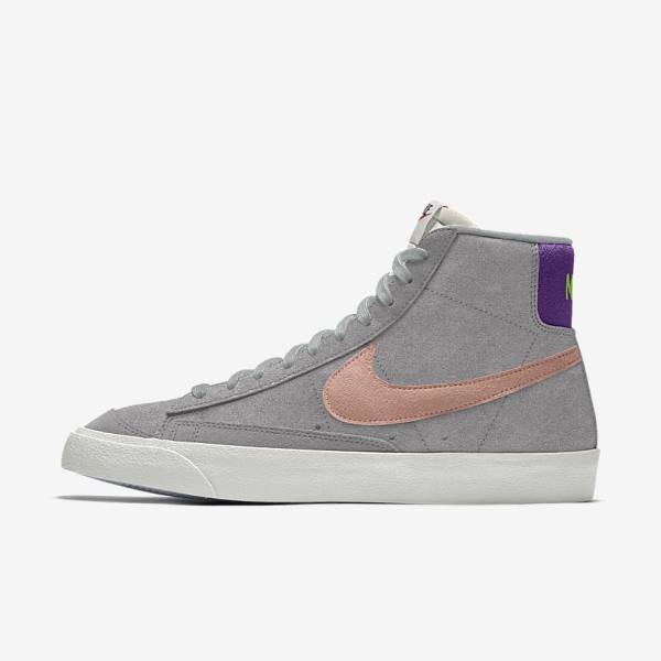 Αθλητικά Παπούτσια Nike Blazer Mid By You Custom ανδρικα Πολύχρωμο | NK381NWX