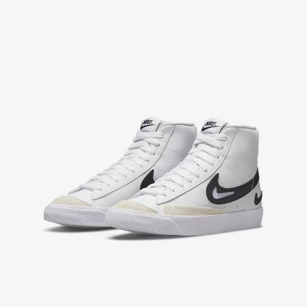 Αθλητικά Παπούτσια Nike Blazer Older παιδικα ασπρα μαυρα | NK857OAZ