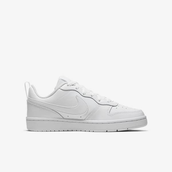 Αθλητικά Παπούτσια Nike Court Borough Low 2 Older παιδικα ασπρα | NK857ZPN