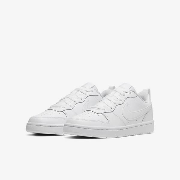 Αθλητικά Παπούτσια Nike Court Borough Low 2 Older παιδικα ασπρα | NK857ZPN