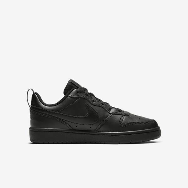 Αθλητικά Παπούτσια Nike Court Borough Low 2 Older παιδικα μαυρα | NK925CFJ