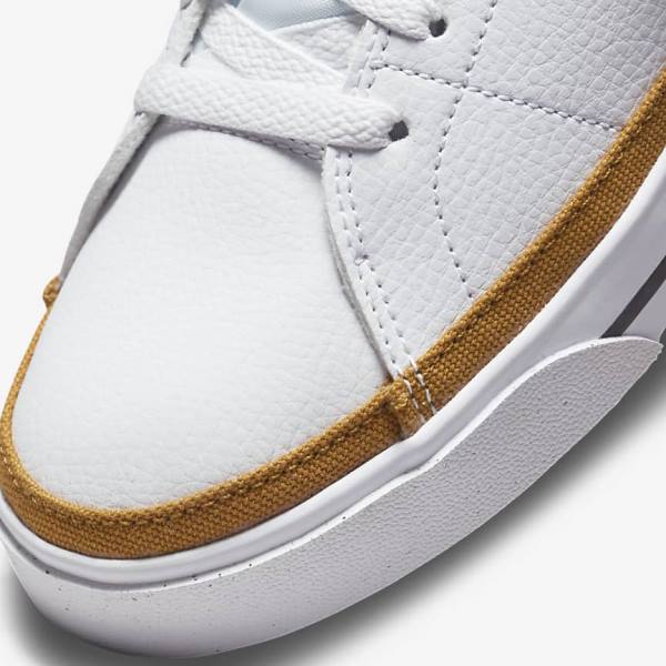 Αθλητικά Παπούτσια Nike Court Legacy Next Nature γυναικεια ασπρα πορτοκαλι μαυρα | NK851FRE