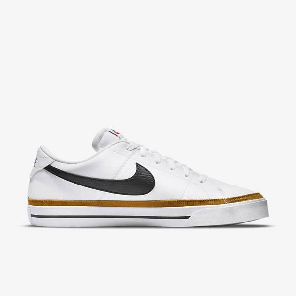 Αθλητικά Παπούτσια Nike Court Legacy ανδρικα ασπρα μαυρα | NK872VUA