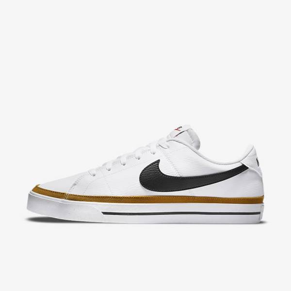 Αθλητικά Παπούτσια Nike Court Legacy ανδρικα ασπρα μαυρα | NK872VUA