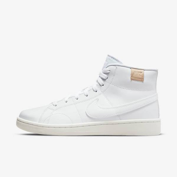 Αθλητικά Παπούτσια Nike Court Royale 2 Mid γυναικεια ασπρα | NK978LYH