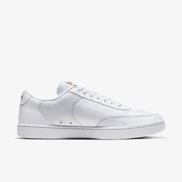 Αθλητικά Παπούτσια Nike Court Vintage Premium ανδρικα ασπρα πορτοκαλι μαυρα | NK671VOX