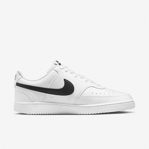 Αθλητικά Παπούτσια Nike Court Vision Low Next Nature ανδρικα ασπρα μαυρα | NK682HXA