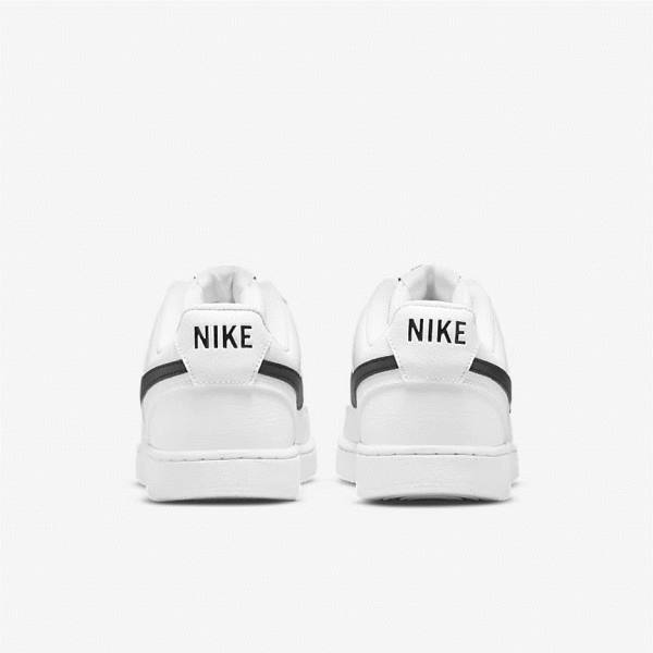 Αθλητικά Παπούτσια Nike Court Vision Low Next Nature ανδρικα ασπρα μαυρα | NK682HXA