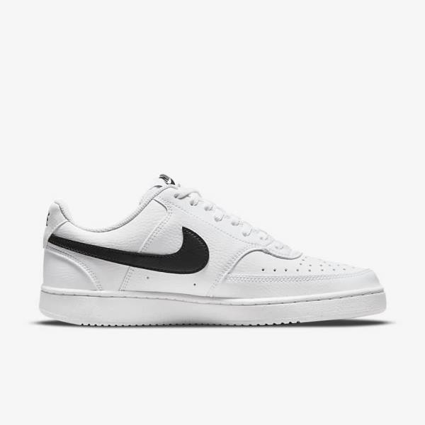 Αθλητικά Παπούτσια Nike Court Vision Low Next Nature γυναικεια ασπρα μαυρα | NK718ETI