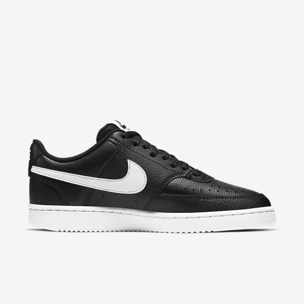 Αθλητικά Παπούτσια Nike Court Vision Low γυναικεια μαυρα ασπρα | NK819HIC