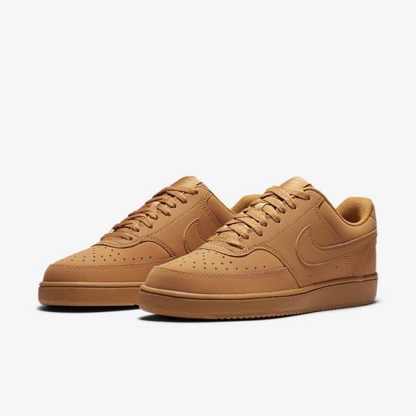 Αθλητικά Παπούτσια Nike Court Vision Low ανδρικα καφε | NK912TJW