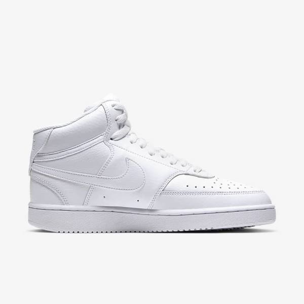 Αθλητικά Παπούτσια Nike Court Vision Mid γυναικεια ασπρα | NK063OPI