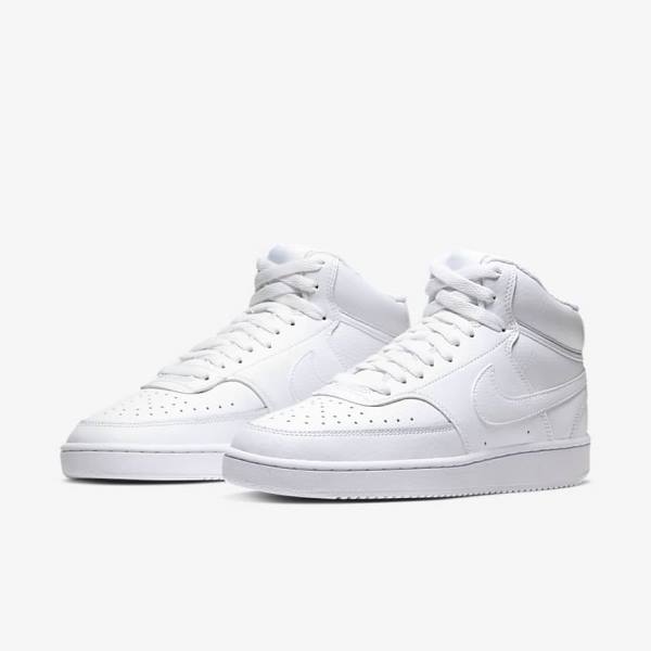 Αθλητικά Παπούτσια Nike Court Vision Mid γυναικεια ασπρα | NK063OPI